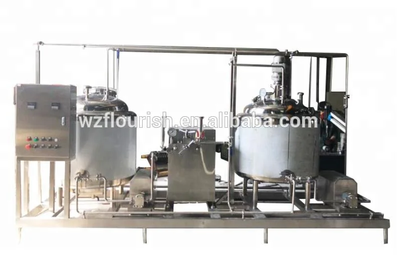 300L Milk Yogurt machine line Installed In 20Ft Container