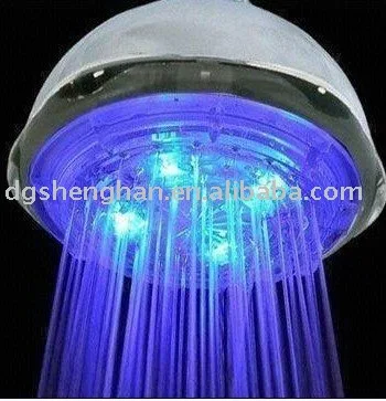 round overhead shower with temperature control