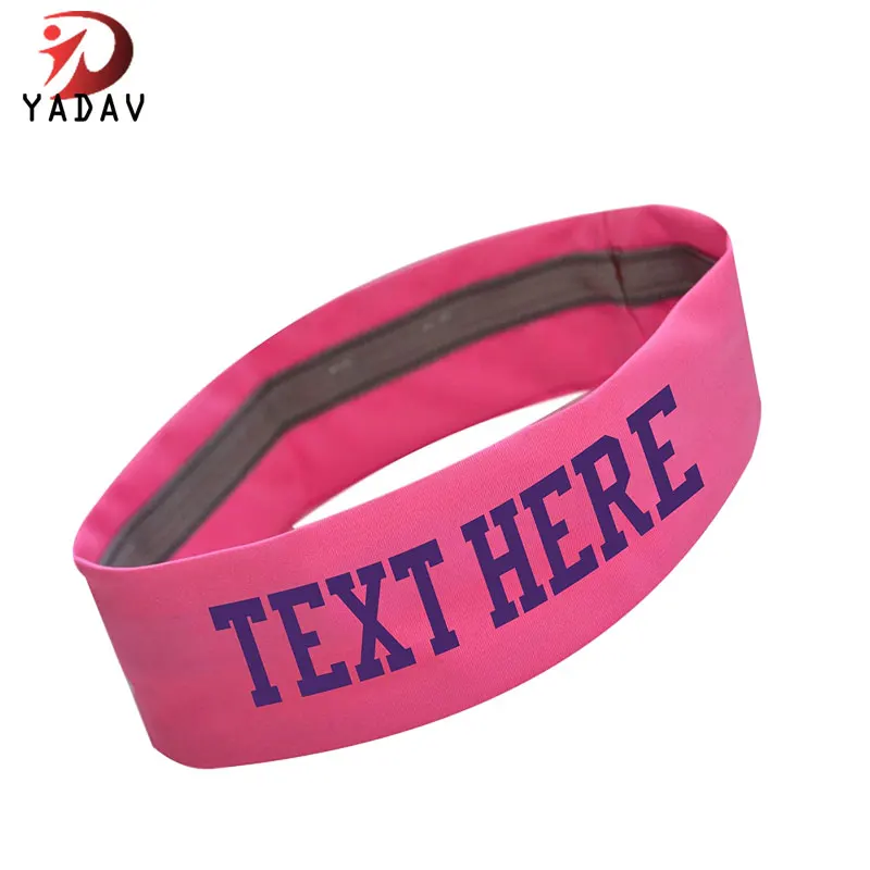 Design Your Own Headband NO SLIP SILICONE Stretch Headband With Your designer Custom Text