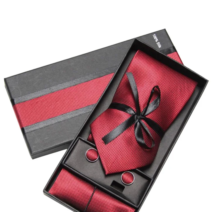 Новый ручной работы шелковый галстук и карманный квадратный набор бумаги с покрытием с золотой фольгой по индивидуальному заказу перерабатываемая крышка и основа