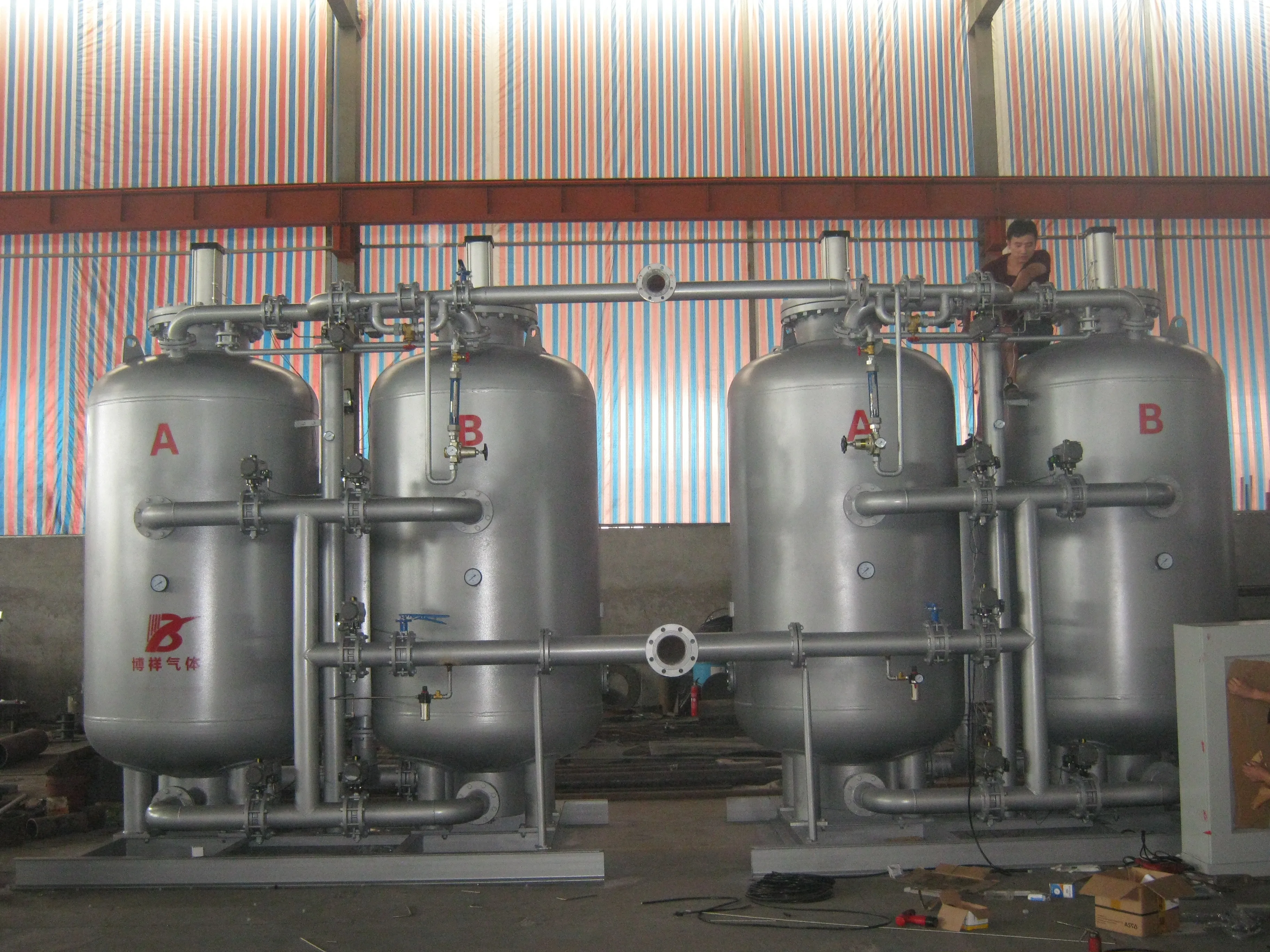 99.9% purity, 50 Nm3/hr nitrogen making machine