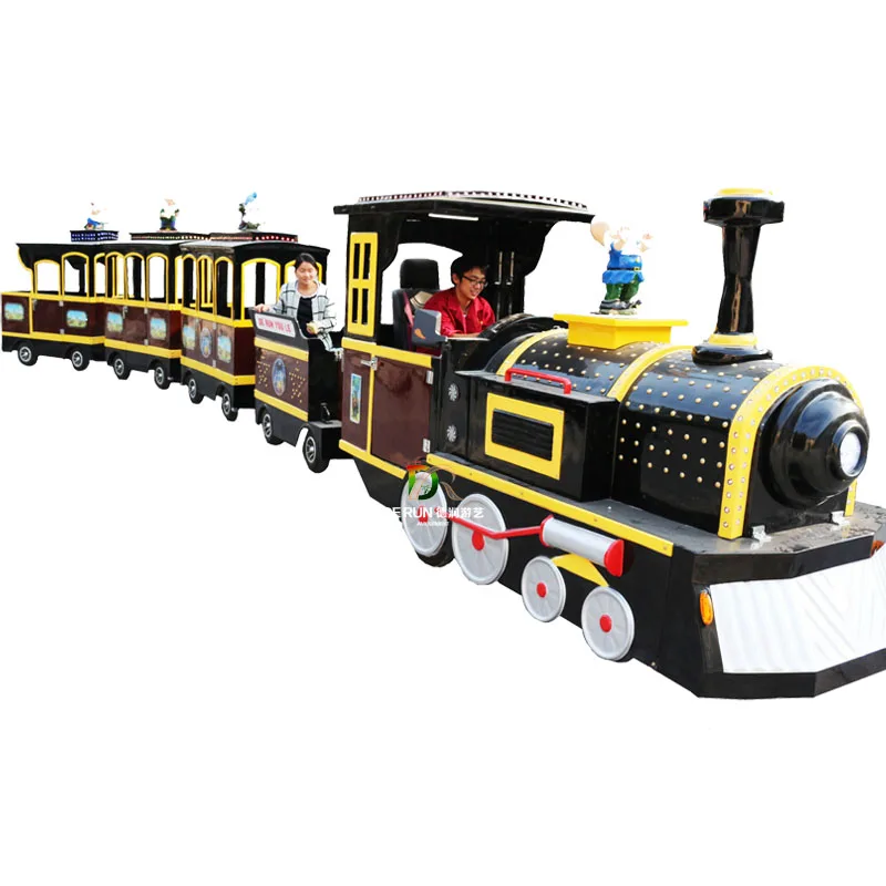 
Newest Kids Outdoor Amusement Park Playground Equipment Trackless Train for Sale 
