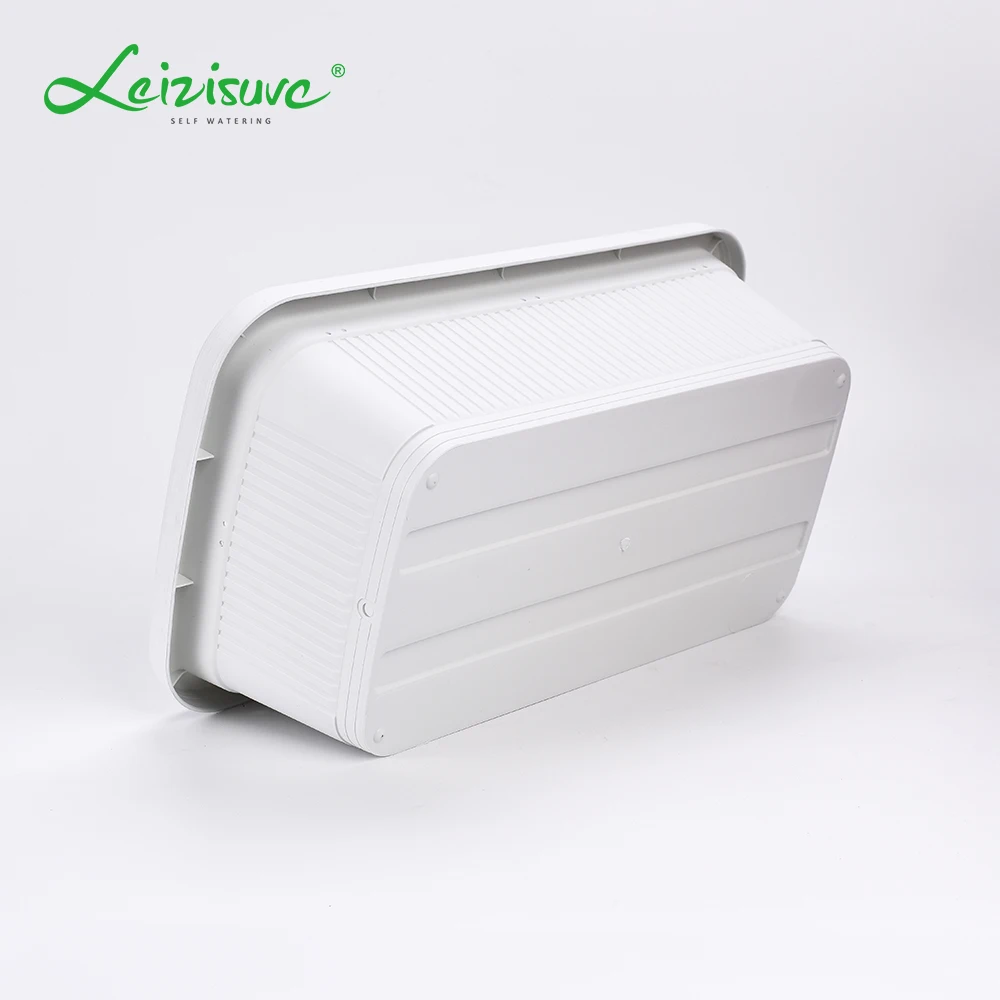 Leizisure Cheap Large Long Plastic terracotta Clay Color Artificial Grass Plant Strawberry Bonsai Flower Pots,Planters Box