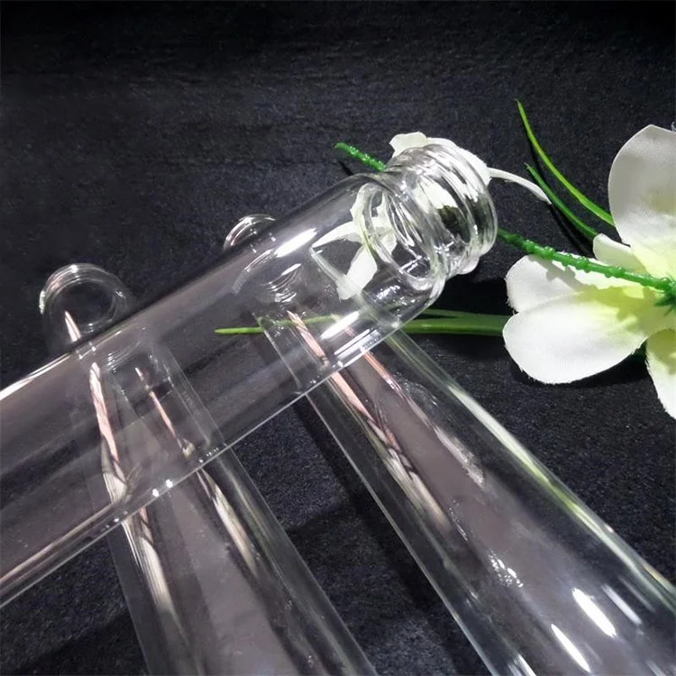 Высокое качество Плавленая кварцевая трубка кварцевая стеклянная бутылка используется в лаборатории кварцевая трубка