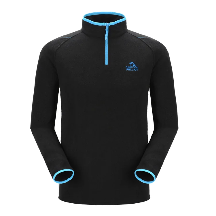 OEM ODM Мужская куртка с длинным рукавом из флиса на подкладке с застежкой-молнией