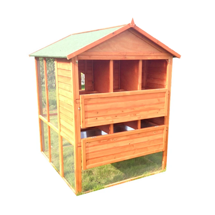 Factory High quality wholesale hot sale flat pack wooden handmade big bird cage