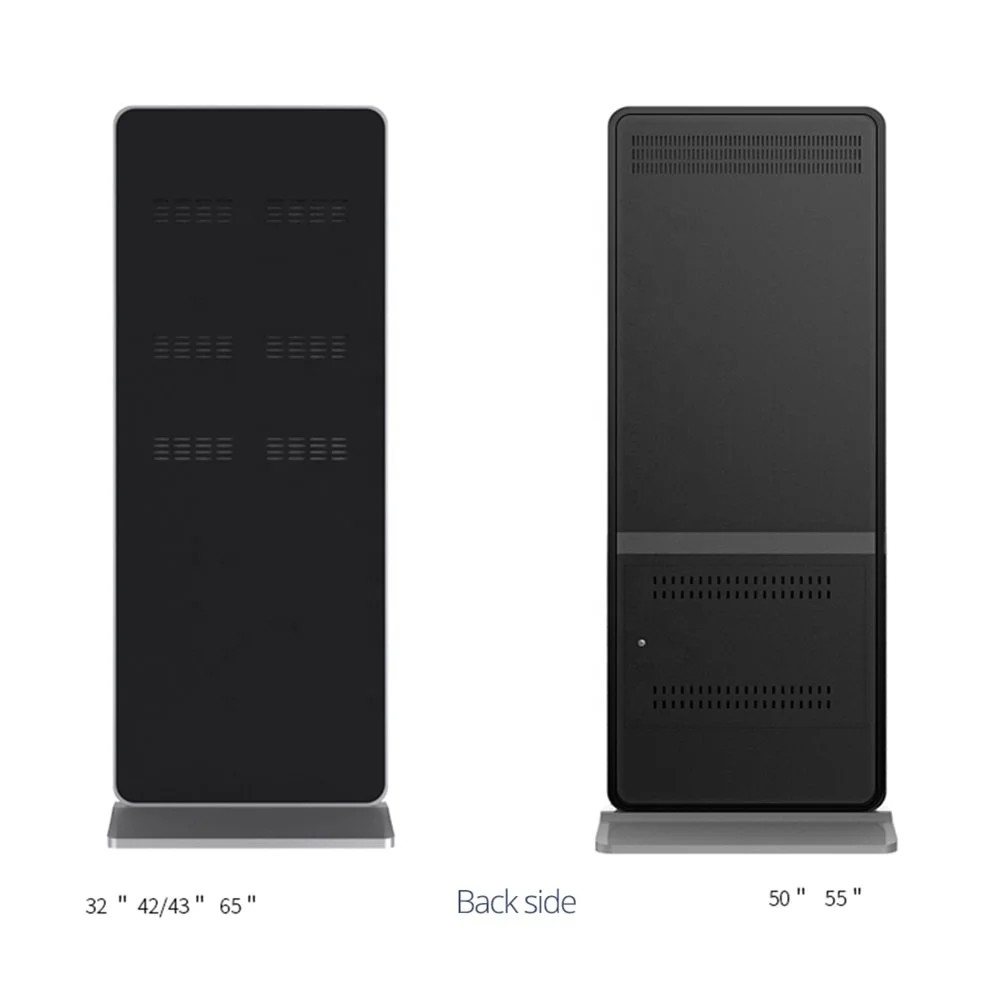 55inch Free Stand All In One Pc Android Information Interactive Display Touch Screen Advertising Kiosk
