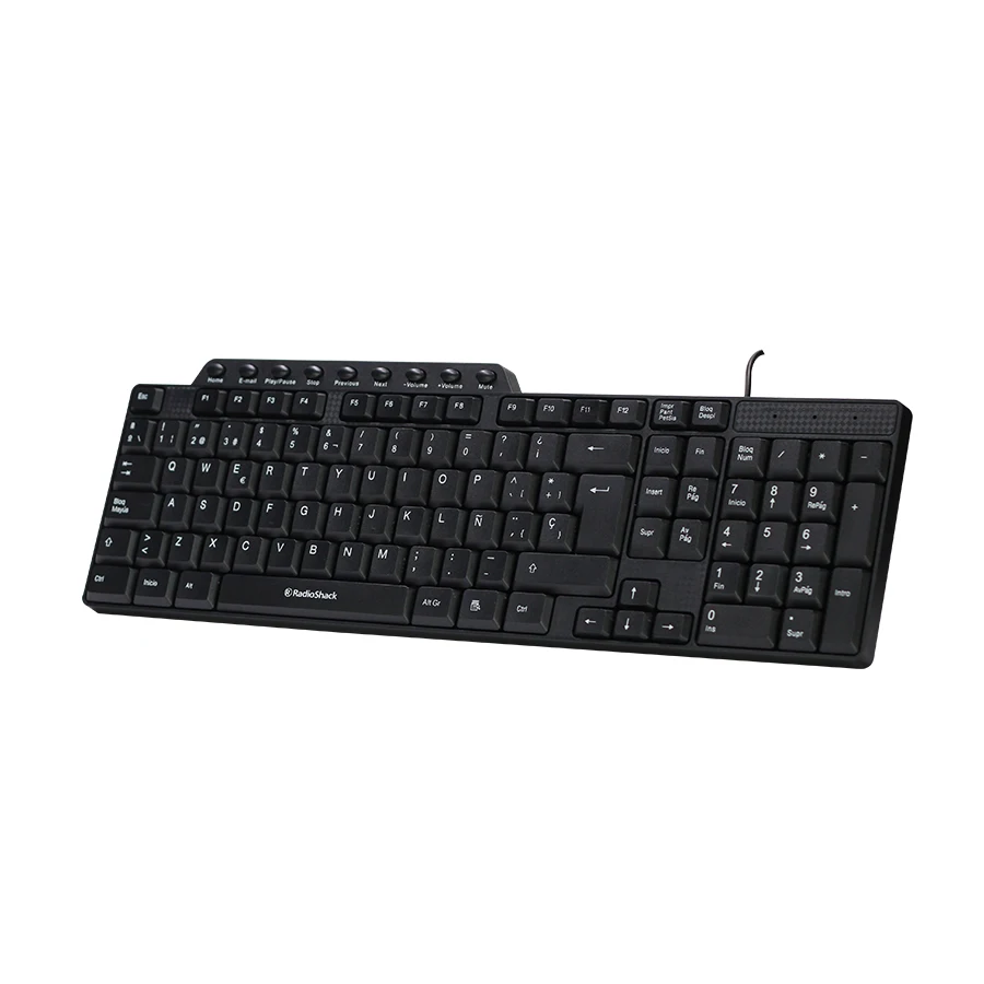 New Cheap 103 keys multiple-media office Wired USB Computer Keyboard and Mouse For PC
