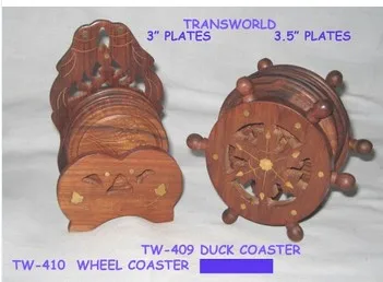 Wholesale High Quality Premium Wooden Coaster For Glass & Tea Cup