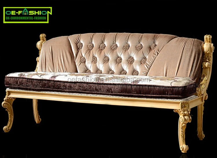 OE-FASHION Online Shopping Fashion GOLD Foot Rest stool, Ottoman