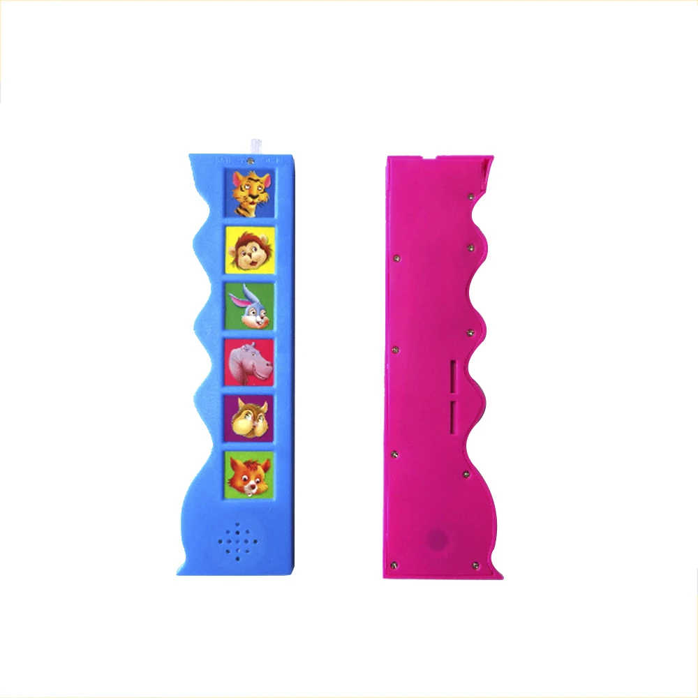 Recordable push button sound module for children book with push button animal sound box