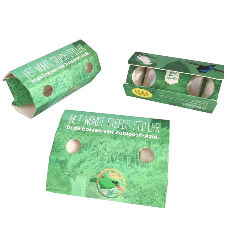 LOW MOQ custom cheap paper folding binoculars for kids