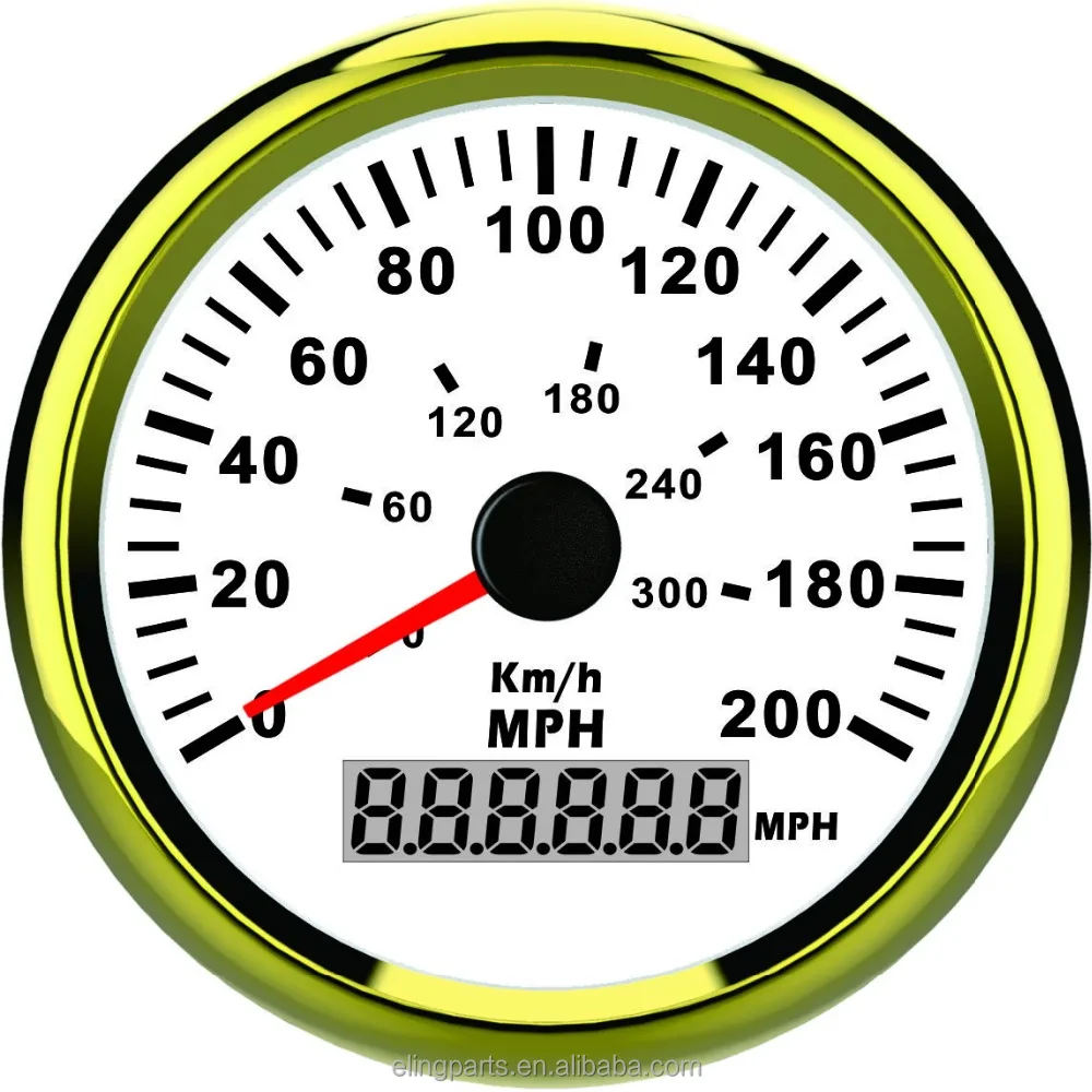 Водонепроницаемый миль/ч GPS Спидометр Пробег 200MPH 300 км/ч для автомобиль гоночный мотоцикл ATV UTV с подсветкой 85 мм