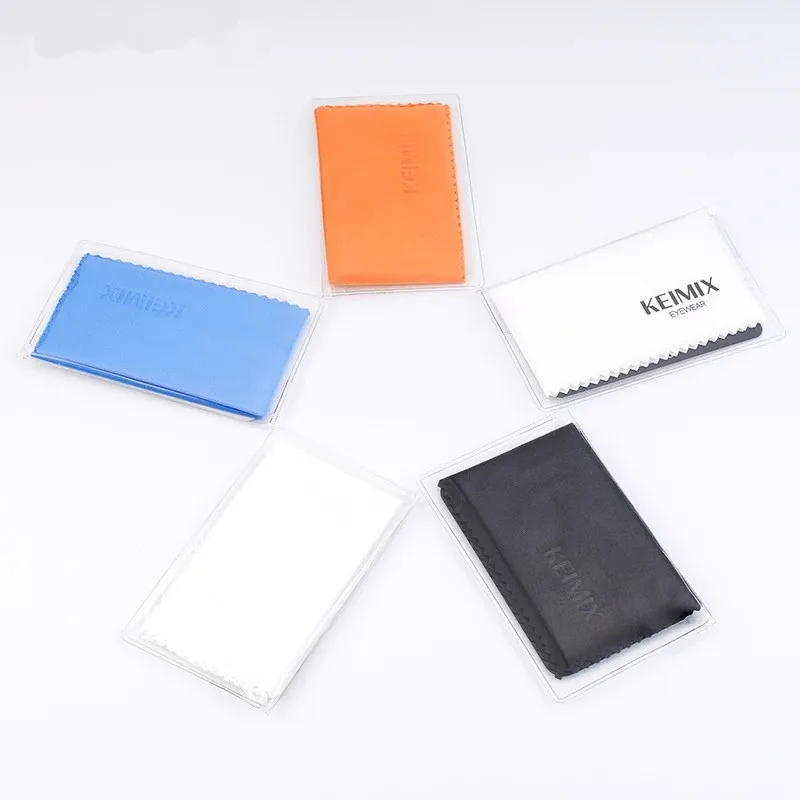 Custom quick dry clean microfibre towel and microfiber glasses cleaning cloth branded