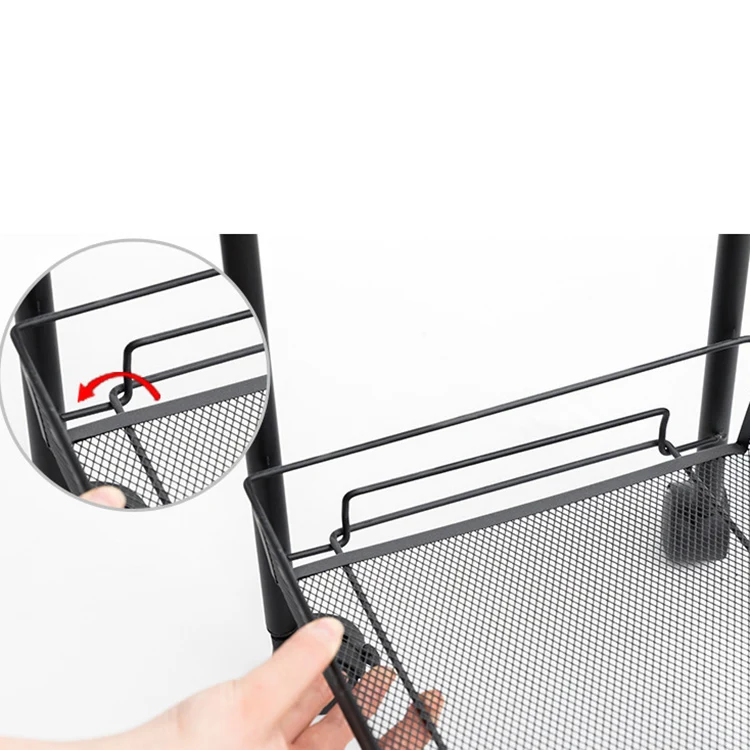 
Kitchen Cart Fruit Vegetables Storage Trolley 