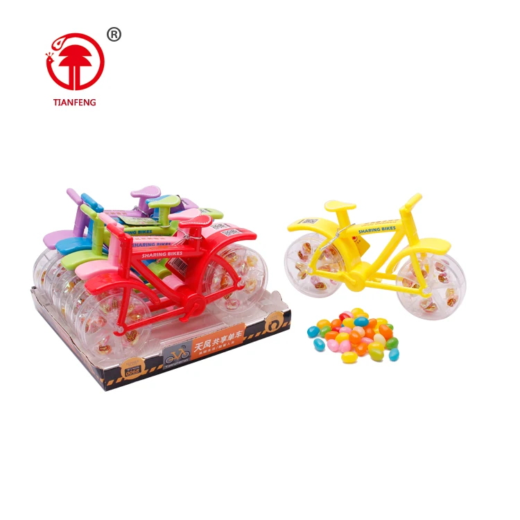 China manufacturer colorful toy bike candy mini bike bicycle toy candy with tablet candy