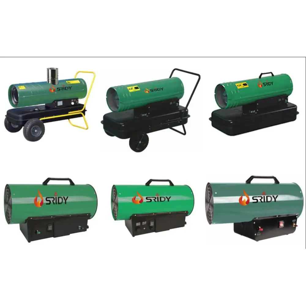 Sridy portable gas room industrial fan heater