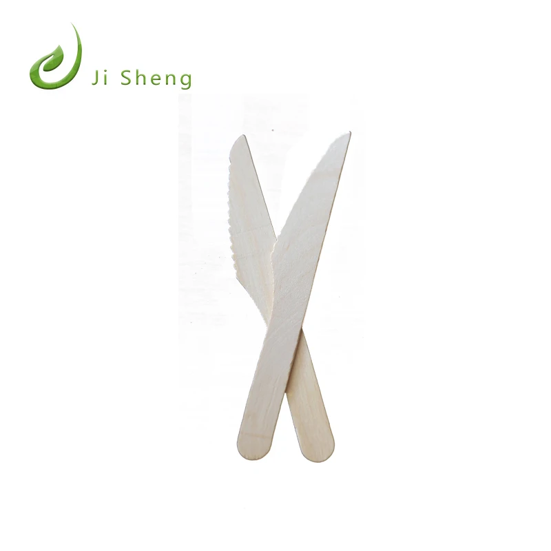 Прямые продажи с фабрики дешевые одноразовые деревянные столовые приборы нож
