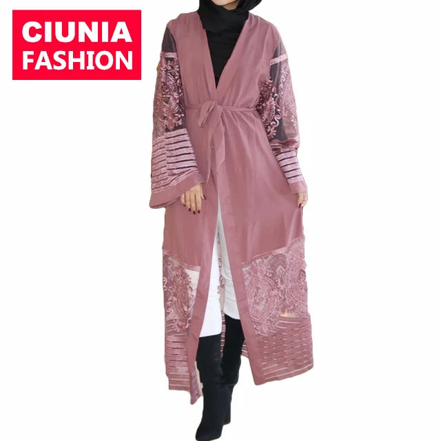 1546# Abaya Women Muslim Dress Turkish Kaftan latest arabic abaya Islamic Clothing wholesale