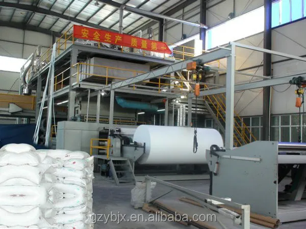 
Nonwoven Thermal Bonding Fabric Machine Production Line 