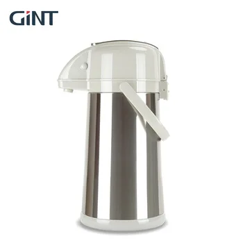 HOT 2.2L stainless steel airpot with hand pressing wholesale air pump coffee tea juice water bottles flask