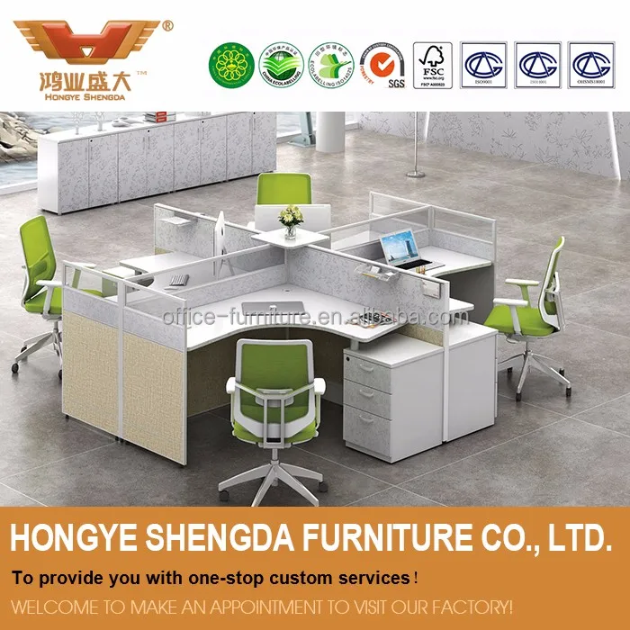 Современная Офисная Мебель L Форма Офис-Рабочие Станции Раздела