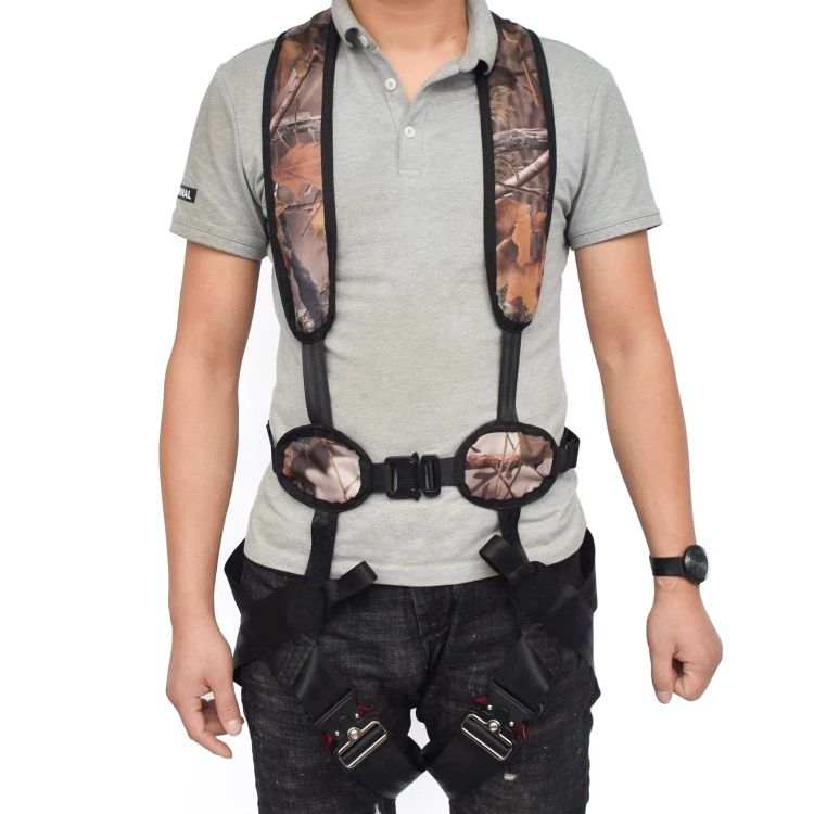 Heavy Duty Outdoor Camo Hunter Safety Harness for Climbing