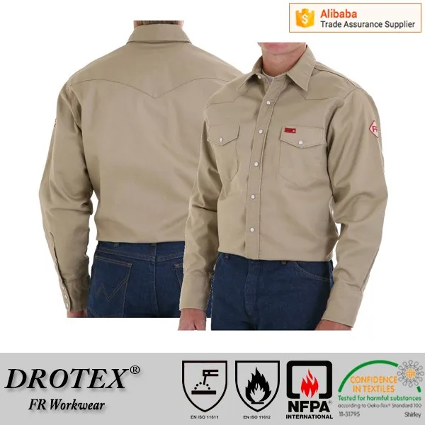 FR Cotton Flame Retardant Welding Shirt