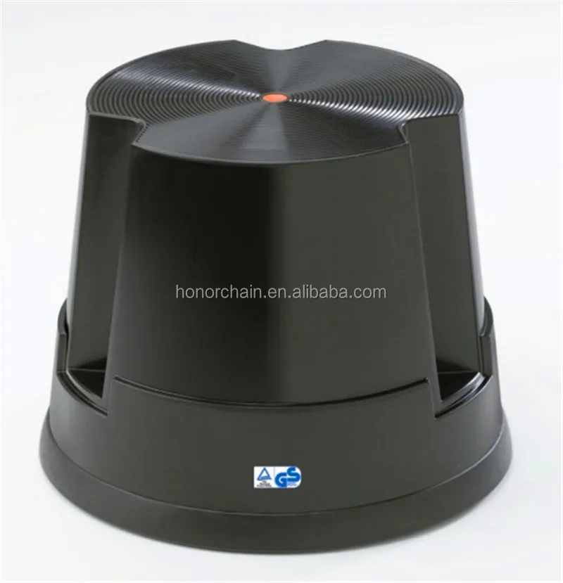 Professional Manufacturer Rolling Plastic Single Round Step Stool For Sale