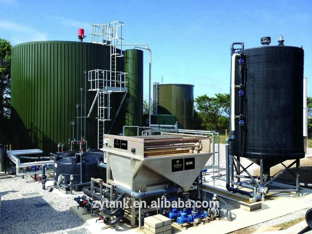 BSL Good price of enamel coating assembly tank for Biogas digester