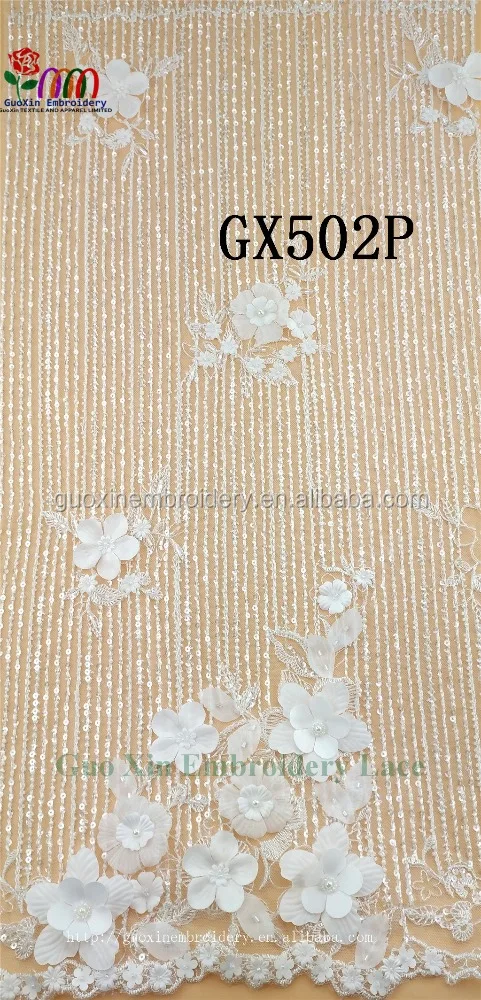 3d bridal lace fabric with beads and flowers /3d flower lace embroidered fabric/3d beaded embroidery bridal laces for dresses