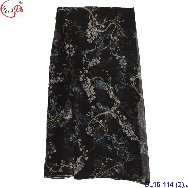 Оптовая продажа, красивая шелковая ткань с принтом, высокое качество, европейский дизайн 2021, женский костюм, кружевная ткань для африканских платьев для женщин