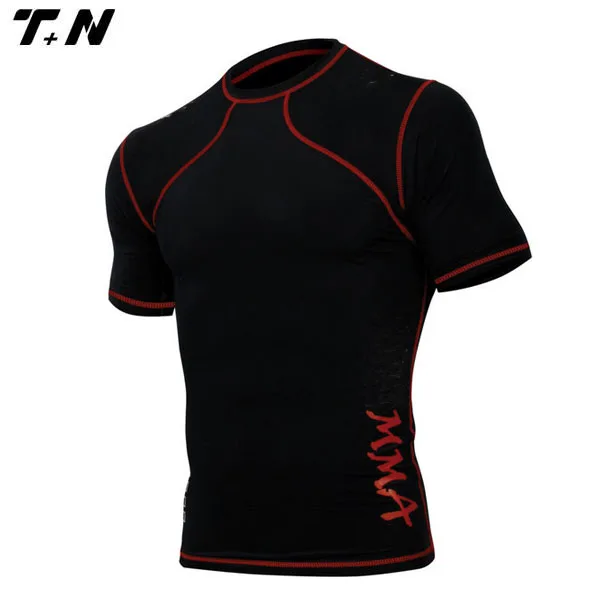 Polyester Spandex Custom  Compression Shirts Rash Guard