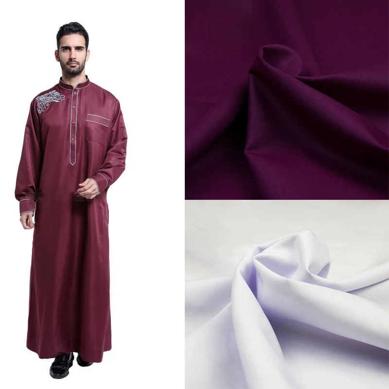 100%polyster thin black dubai abaya fabric