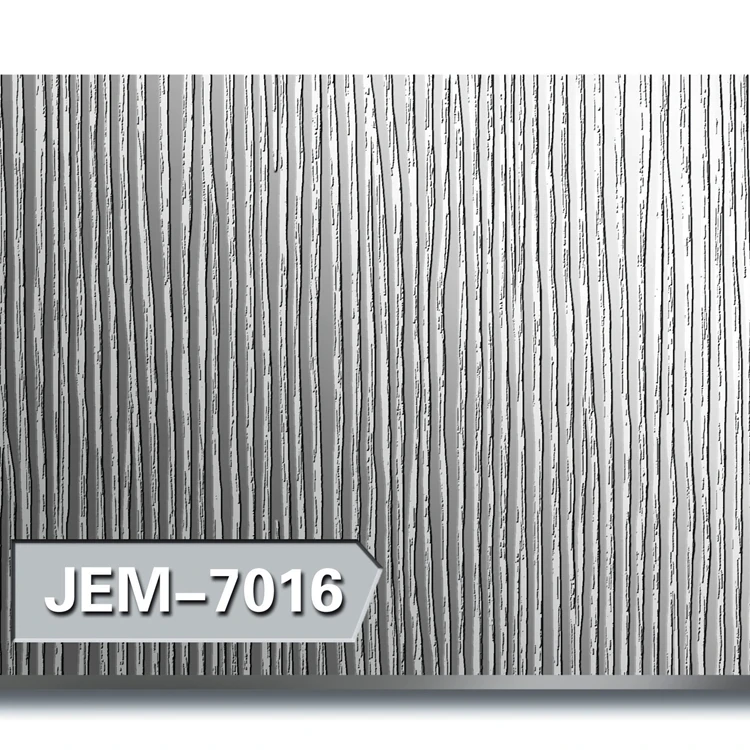 Factory supply woodgrain press plate wood grain stainless press plate