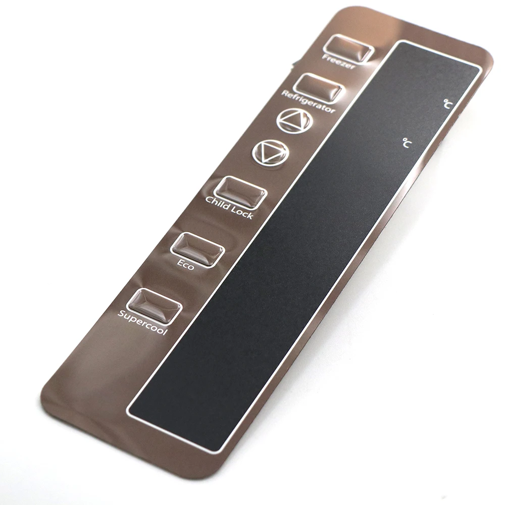 
 Шелкография, поликарбонатная этикетка, мембрана, передняя панель с клеем  