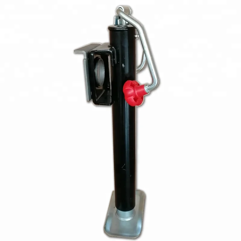 Kiefer built trailer parts 2000lbs black powder RV stabilizer round tube jack