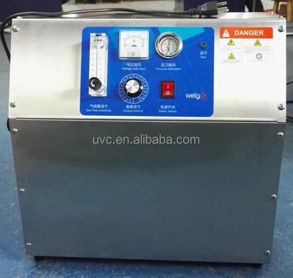 Озонатор 5-500 г из нержавеющей стали/углеродистой стали для очистки воды в воде/бассейне