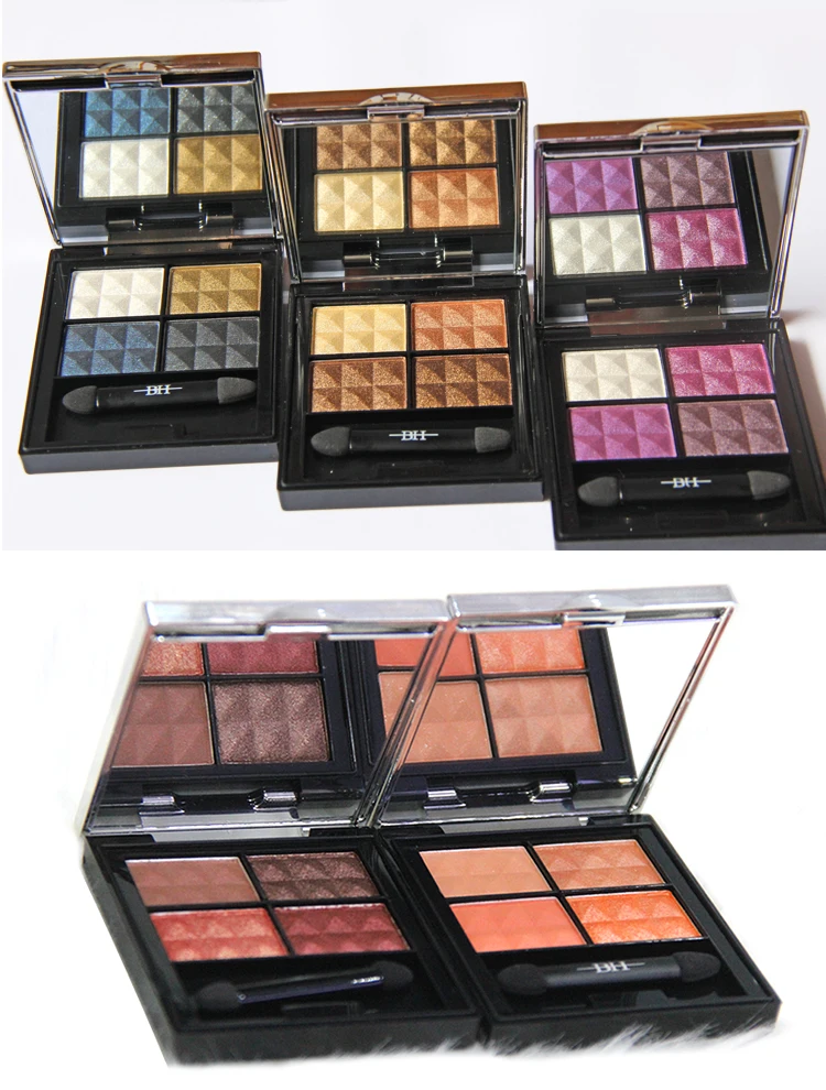 Ready to ship Make-up eyeshadow wholesale 4 color eye palette shadow