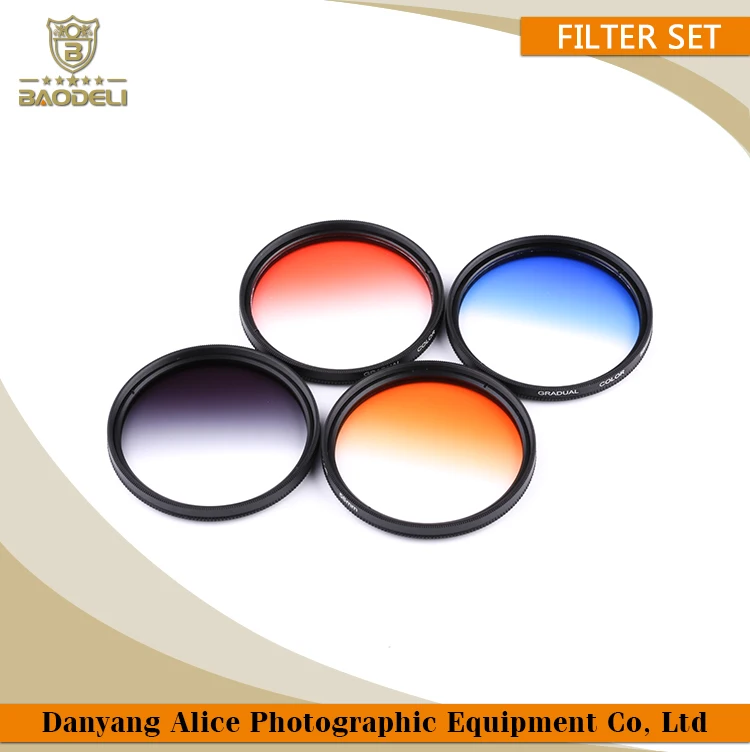 Square Camera Filters Gradient Color filter For Cokin P Series