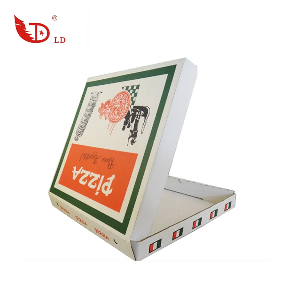 
Octagon cheap different colors pizza box corrugated paper box of pizza for delivery 
