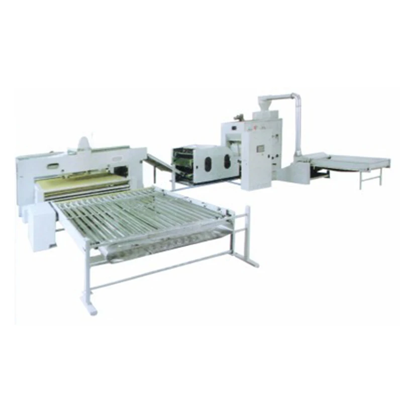 New design comforter filling carpet manufacturing machinery making line