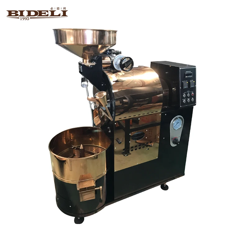 Bideli double layer stainless steel drum coffee roasters/coffee beans roaster 1kg 2kg 3kg