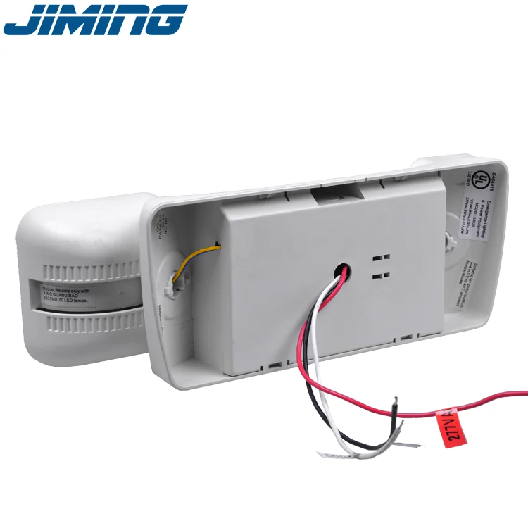 Made by JIMING Twin Spot LED Rechargeable Emergency Light emergency light dp led rechargeable emergency light