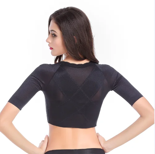Fashion One-piece Slim Arm Shaper Correct Back Posture Humpback Prevent Short Sleeve Slimming Control Arm Shapewear