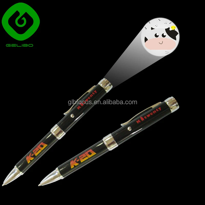 Лидер продаж, светодиодный лазерный проектор логотипа, светодиодная ручка с проекцией логотипа на заказ для рекламы