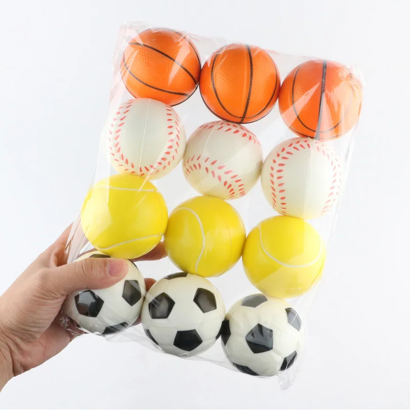 
2019 free stress balls round shape PU ball custom anti stress ball 