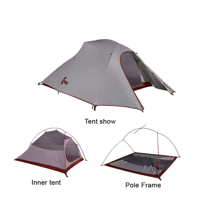 3-4 person camping portable folding tent with aluminum pole
