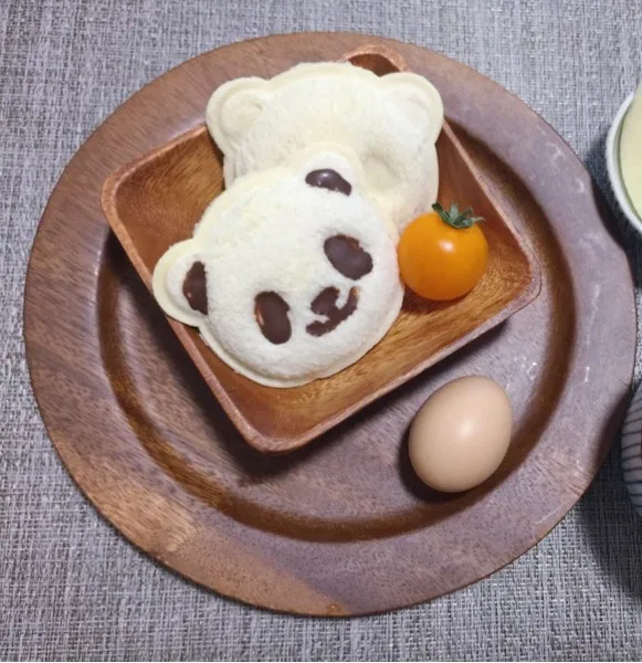Plastic Panda Shaped Sandwich Mold Bread Cutter for kids