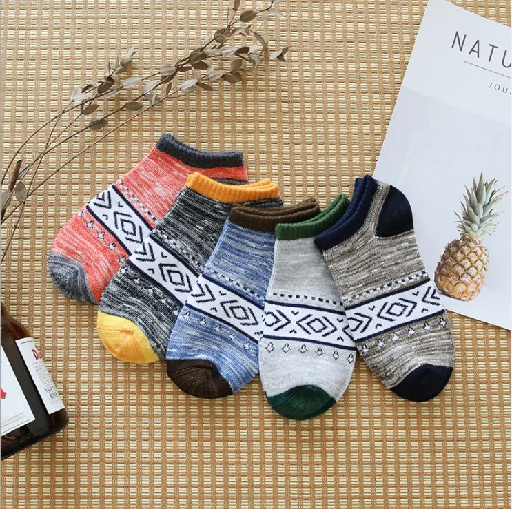 
UP GRADE summer cotton Fashion Cheap breathable ankle Men Wholesale Socks 